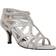 Easy Street Flattery Rhinestone Evening - Silver