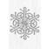 Linum Home Textiles Snowflake Holiday 2-pack Guest Towel Silver, White (76.2x40.64cm)