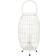 Olivia & May Oval Modern Metal Caged Candle Holder with Led Light Bulb Center Candle Holder 41.7cm