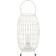 Olivia & May Oval Modern Metal Caged Candle Holder with Led Light Bulb Center Candle Holder 41.7cm