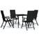 vidaXL 3099108 Patio Dining Set, 1 Table incl. 4 Chairs