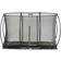 Exit Toys Trampoline enterré Silhouette 244x366cm avec filet de sécurité noir