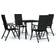 vidaXL 3099102 Patio Dining Set, 1 Table incl. 4 Chairs