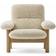 Menu Brasilia Lounge Chair Bouclé 02 Beige Fauteuil 82cm