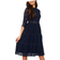 Happy Holly Madison Lace Dress - Navy