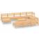 vidaXL 3083371 Lounge-Set, 3 Tisch einschl. 8 Sofas