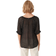 Part Two Popsy Blouse - Black Mini Block Print