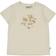 Wheat T-Shirt Flower Embroidery - Eggshell (0092f-021-3129)