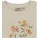 Wheat T-Shirt Flower Embroidery - Eggshell (0092f-021-3129)