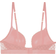 Wolford Sheer Logo Push Up Bra - Powder Pink