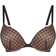 Wolford Sheer Logo Push Up Bra - Black