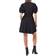 1.State Bubble Sleeve V Neck Dress - Rich Black