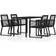 vidaXL 3099151 Patio Dining Set, 1 Table incl. 4 Chairs