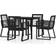 vidaXL 3099150 Patio Dining Set, 1 Table incl. 4 Chairs