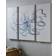 Under the Sea Canvas Wall Framed Art 101.6x76.2cm 3pcs