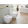 Villeroy & Boch Bidet Subway 540100 370 x 560mm, bodenstehend, 1 Hahnloch, mit Überlauf