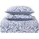 Oceanfront Resort Indienne Bedspread White, Blue (274.32x228.6cm)