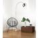 Globo Lighting Benno Bogenstehleuchte Nickel Matt E27 Mit Schalter 58x25x150 cm Lampe sur Pied 150cm