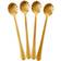 Rice Cuillère À Latte Seashell 19 cm Lot de 4 Gold Cuillère 4pcs