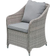 GoodHome Hamilton Outdoor Lounge Set, 1 Table incl. 2 Chairs & 1 Sofas