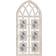 Olivia & May Whitewashed Cathedral Wood Picture Frame Photo Collage 6 Photo Holders Photo Frame 19x19"