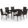 vidaXL 3099410 Patio Dining Set, 1 Table incl. 6 Chairs