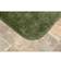 Garland Traditional Plush Bath Rug Green 76.2x127.0cm