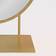 Kate and Laurel Rouen 18-Inch x 22-Inch Round Table Mirror 18cm