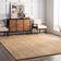 Nuloom Hand Woven Rigo Jute Area Rug Beige 68.58x121.92cm