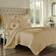 J. Queen New York Satinique Boudoir Complete Decoration Pillows Gold (50.8x30.48cm)