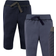 Hudson Track Pants 3-Pack - Navy and Gray Striped (10151130)