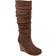 Journee Collection Haze Wide Calf - Brown