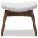 Baxton Studio Vera Mid-Century Seating Stool 15.4"