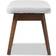 Baxton Studio Vera Mid-Century Seating Stool 15.4"