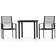 vidaXL 3099197 Matgrupp, 1 Bord inkl. 2 Stolar