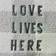 SKL Home Love Lives Here 2-pack Guest Towel Grey (63.5x40.64cm)