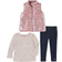 Calvin Klein Baby Girl's Vest Top & Pant Set 3-piece - Pink