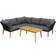 Venture Design Chania Loungesett, 1 Bord inkl. 2 Soffor