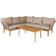 Venture Design Chania Loungeset, 1 Bord inkl. 2 Soffor