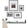 Kate and Laurel Gallery Wall Matted Picture Set 5pcs Photo Frame 21x17" 5