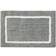 Madison Park Arlo Reversible Bath Rug Gray 21x34"