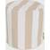 Majestic Home Goods Vertical Stripe Pouffe 17"