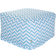 Majestic Home Goods Chevron Pouffe 17"