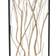 LuxenHome 2-Piece Metal Gold Branch Wall Decor 13x36" 2