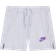 Nike Girl's NSW Club FT 5" Shorts - Purple Chalk