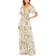Mac Duggal Ruffled Floral Chiffon Gown - Floral Multi