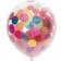 Globos Confetti Latex Balloons Neon Mix