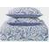 Oceanfront Resort Indienne Bedspread White, Blue (233.68x228.6cm)