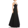 Mac Duggal Classic A-Line V-Neck Ballgown - Black
