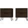 Manhattan Comfort Rockefeller 2-Drawer Chest of Drawer 20.1x21.6" 2pcs
